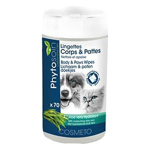 Lingettes corps /pattes Chien&chat