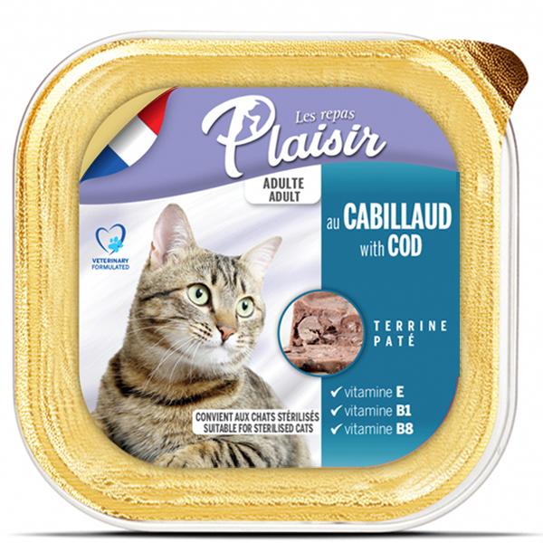 BARQUETTE PLAISIR PATE POISSON 100G