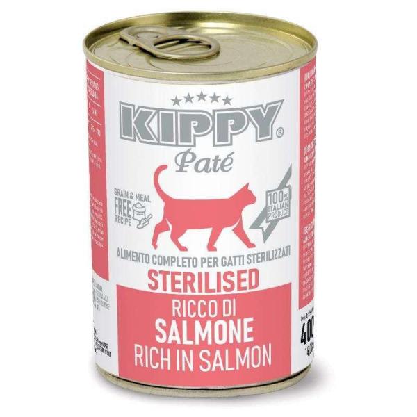 BOITE KIPPY CAT STERILISE SAUMON 400 GR