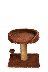 Arbre chat carré 39x39x40cm Marron