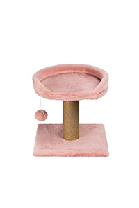Arbre chat carré 39x39x40cm Rose