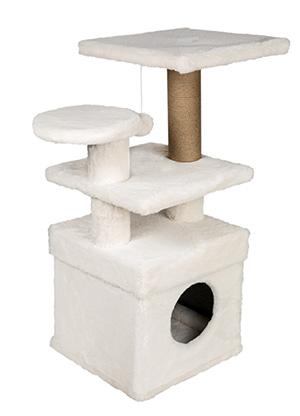 Arbre a chat 85x65x39 White Long hair