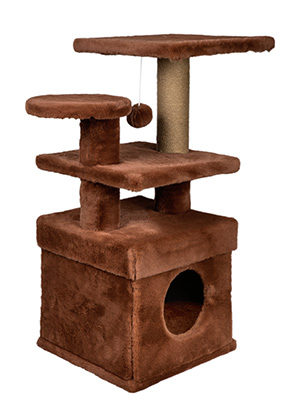 Arbre a chat 85x65x39 Cinnamon Long hair