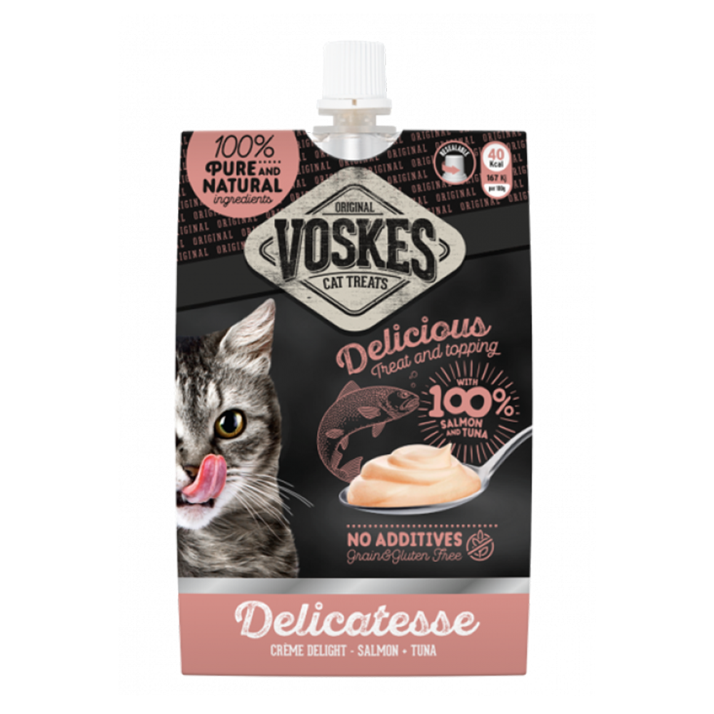 Crème Delight de Voskes au saumon et au thon 90 g