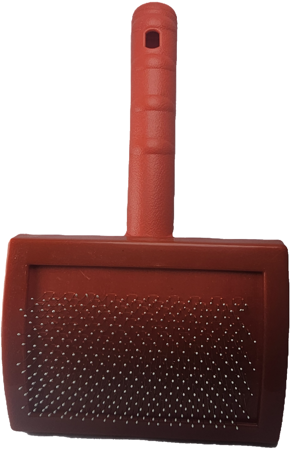 Brosse chien et chat rouge