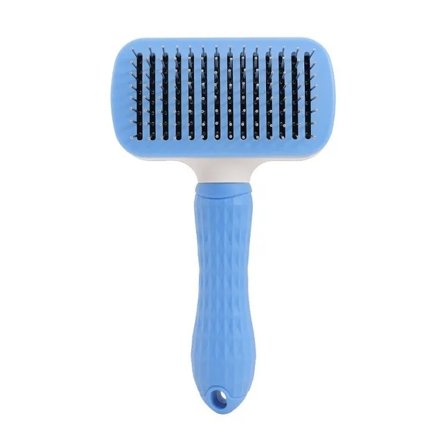 Brosse chien bleu 