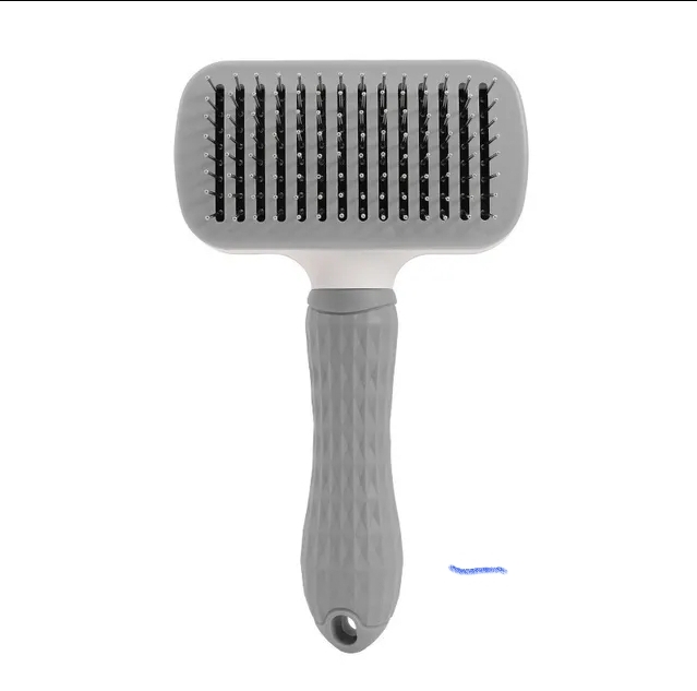 Brosse chien gris