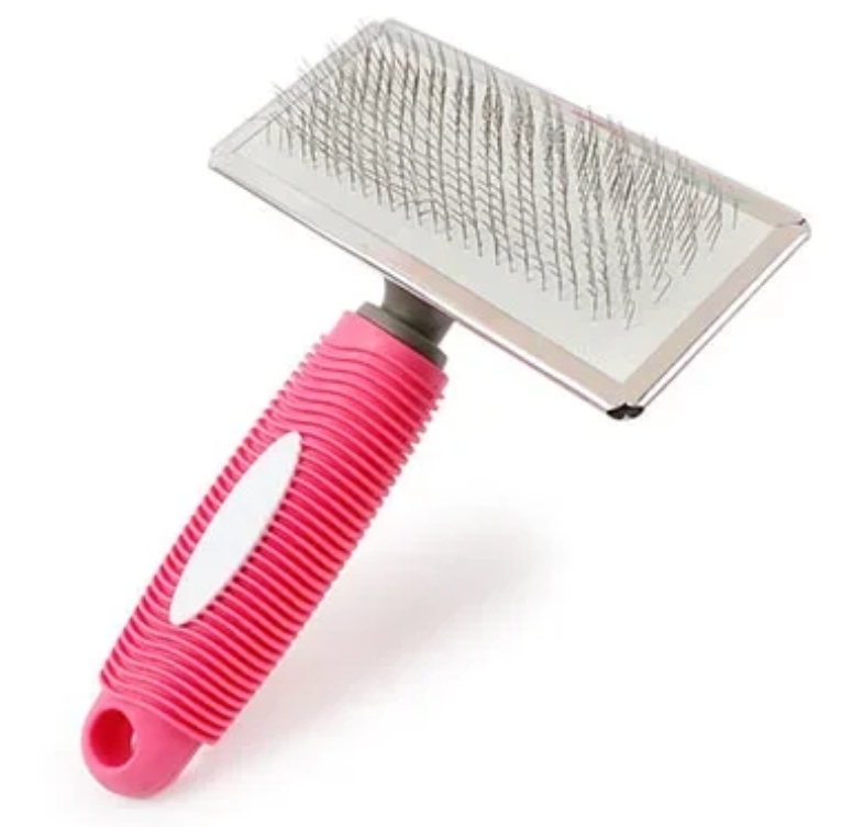 Brosse chat et chien ROUGE 1