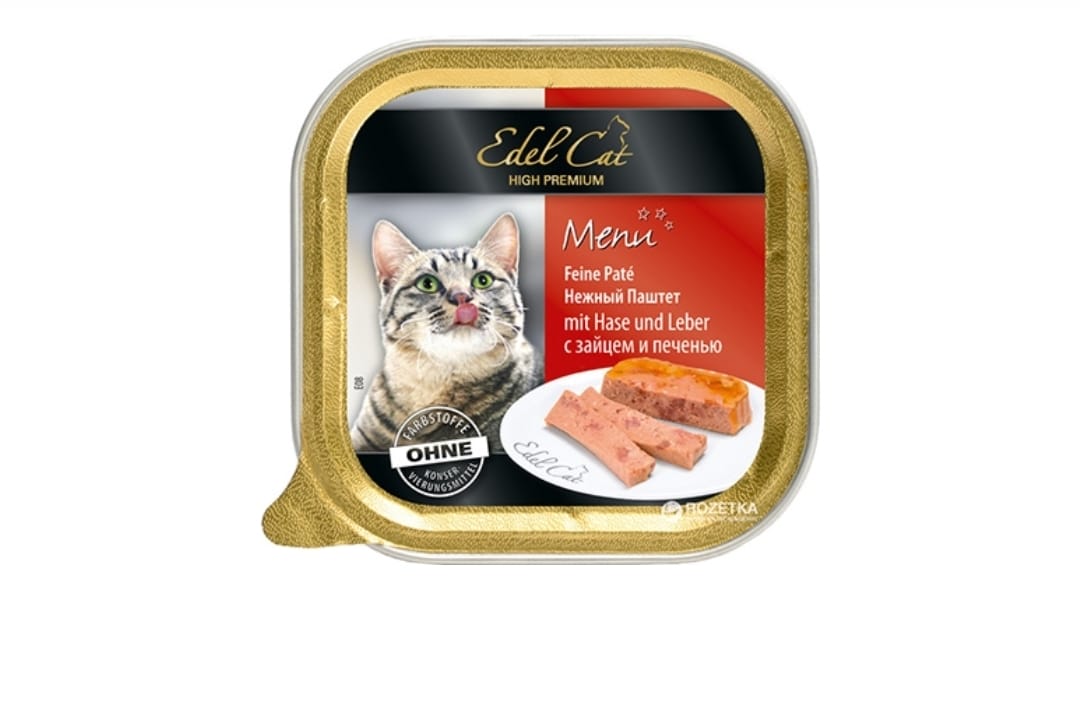Edel Cat Paté lapin et foie 100g