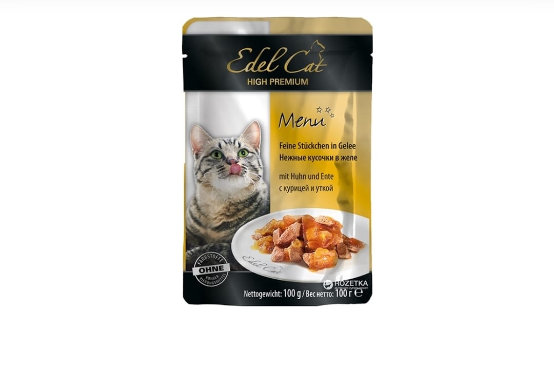 Edel Cat Gelée avec Dinde et Canard 100g