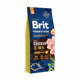 Brit Premium By Nature Junior M 15kg